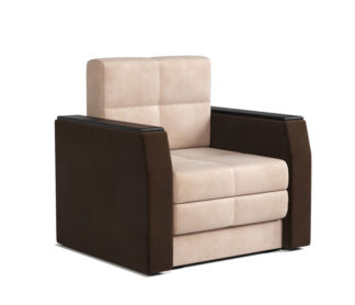 Кресло-кровать Атлант коричневый бежевый