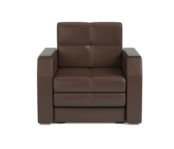 Кресло-кровать Атлант экокожа коричневый
