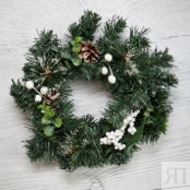 Венок Wreath White CozyHome фото 1