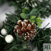 Венок Wreath White CozyHome фото 3